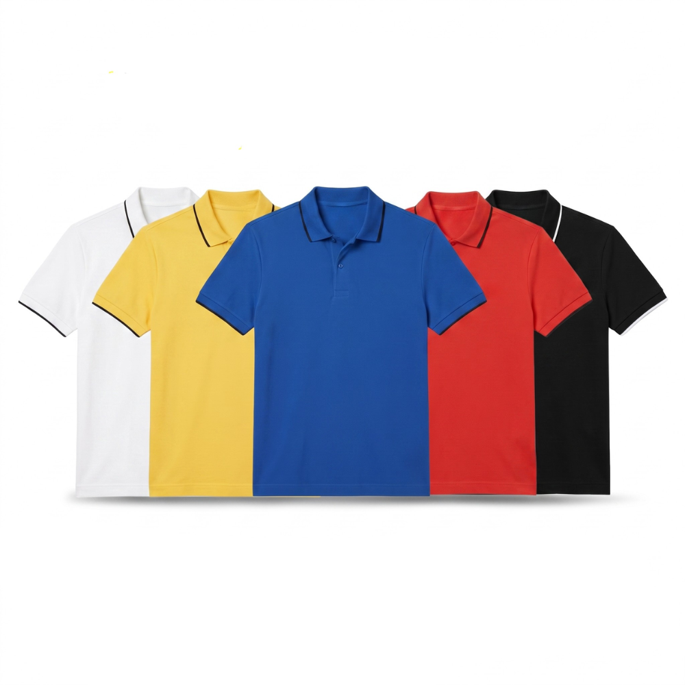 ESSENTIAL POLO SHIRTS [2 ZAHLEN, 5 ERHALTEN] + UHR